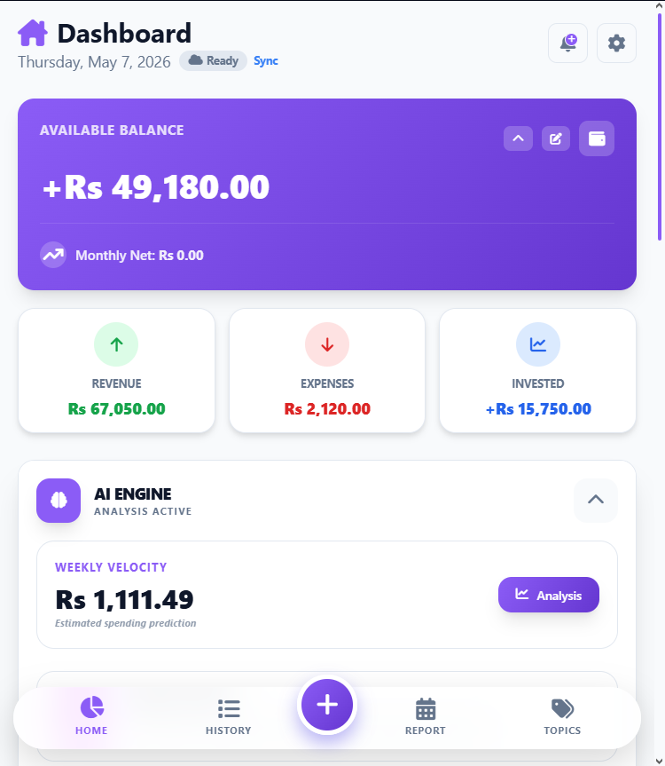 FinTrack Dashboard